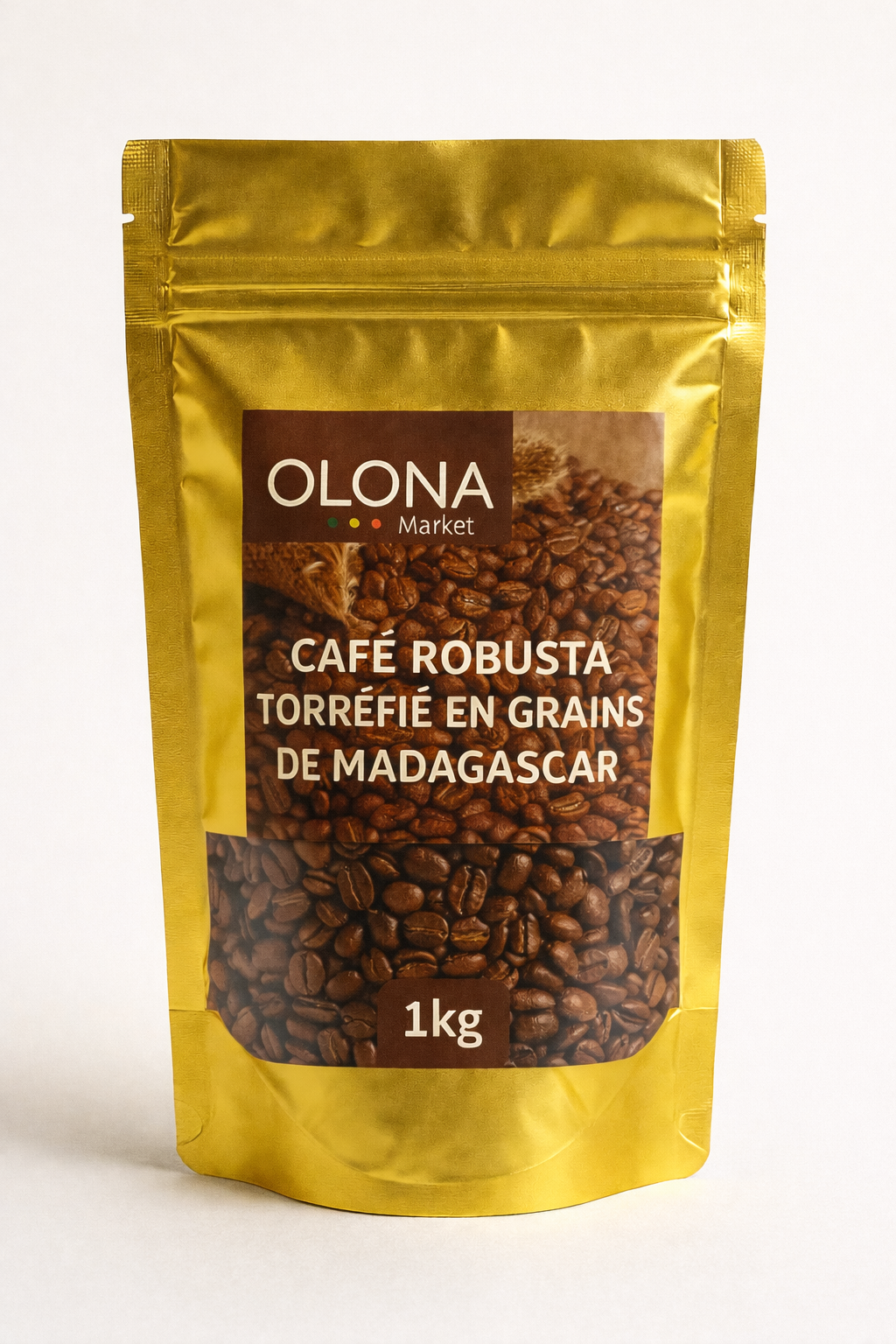 CAFÉ ROBUSTA DE MADAGASCAR – GRAINS TORRÉFIÉS